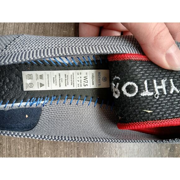 Rothy's blue flats size 7.5 - Picture 4 of 5